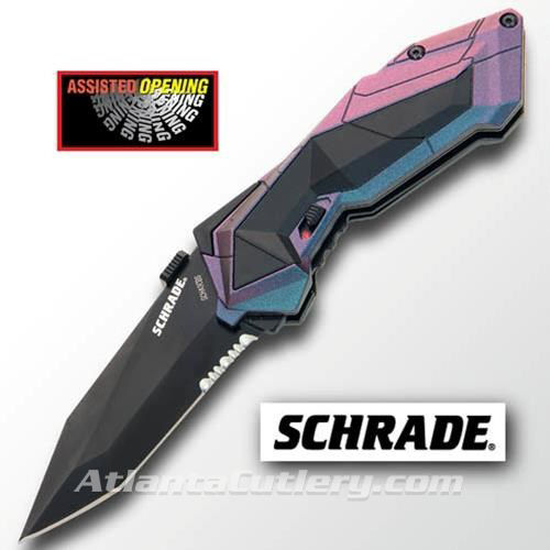 Schrade Chameleon Serrated Edge Knife