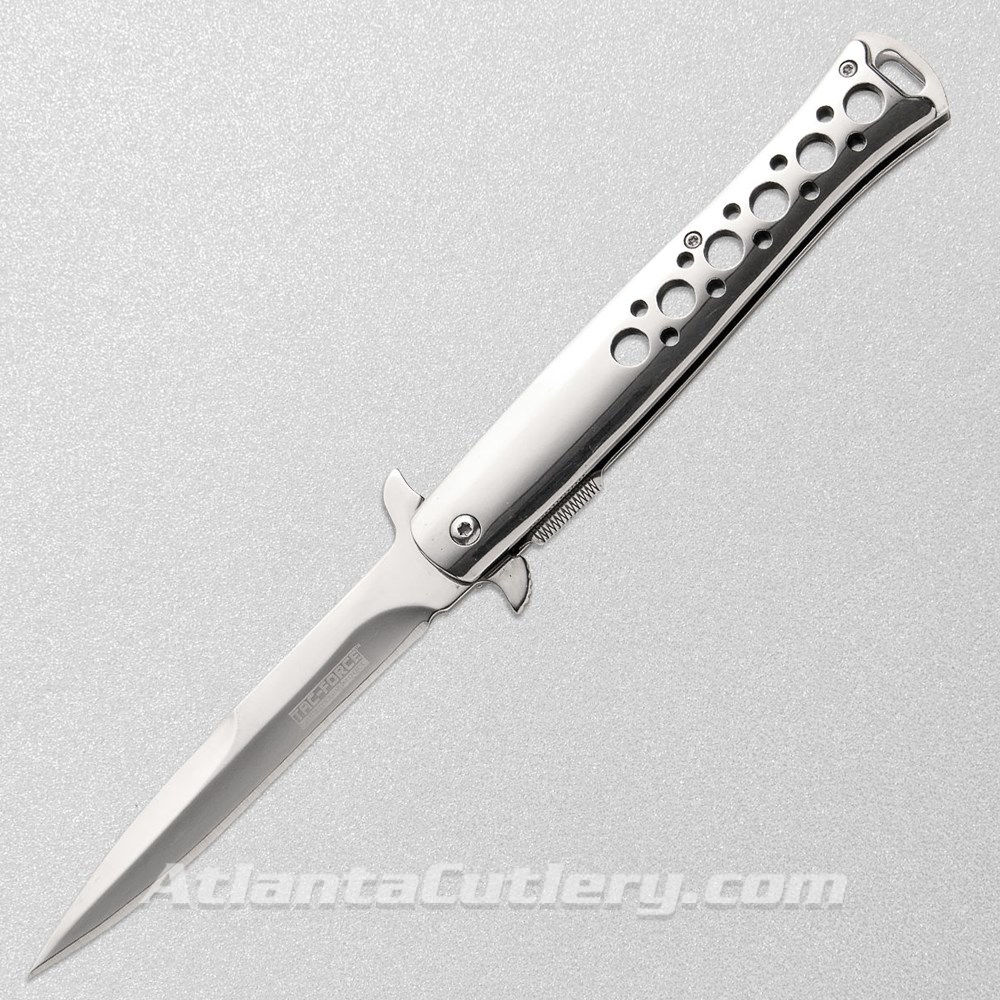 Silver Stiletto Style Knife by Tac Force