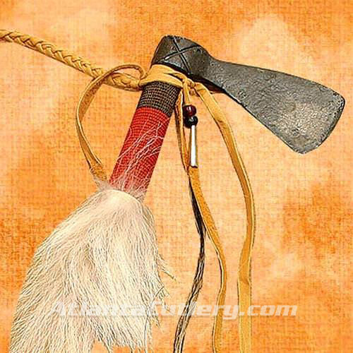Picture of Navajo Leather Wrapped Steel Tomahawk