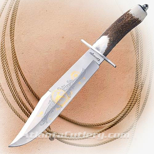 Picture of Stag Handled Rodeo All American Bowie Knife