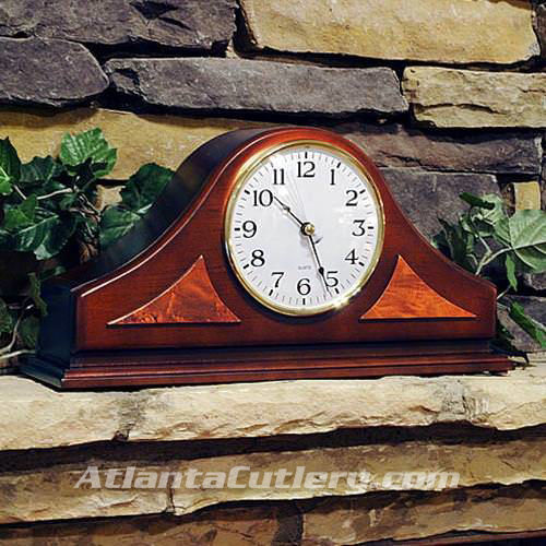 thumbnail image 2 of Mantle Clock With Hidden Safe Inside - Secret Storage Compartment For Cash, Jewelry & Valuables 2 of 10