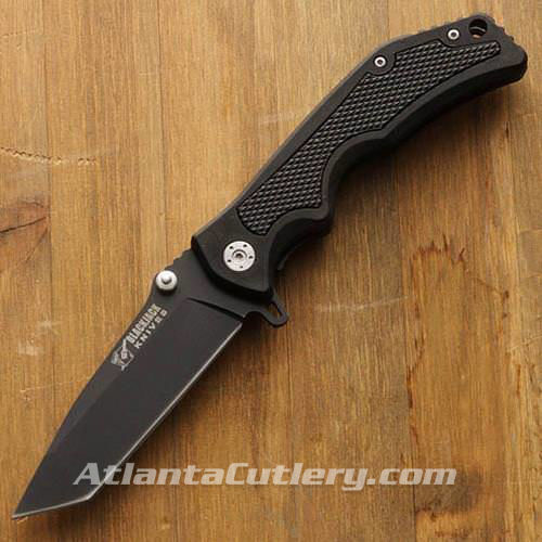 Picture of Rubber Insert Grip Tanto Point Knife
