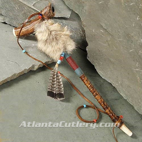 Beaded Stag Pipe