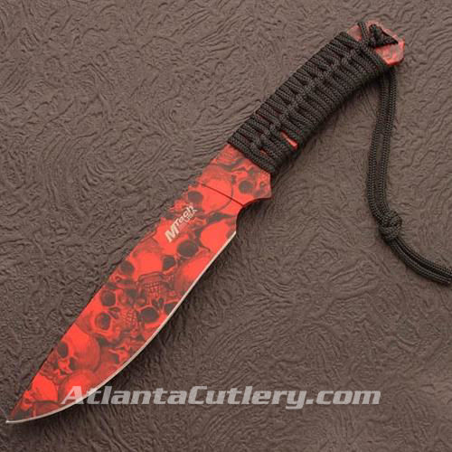 Picture of Apocalypse Red Skull Knife 
