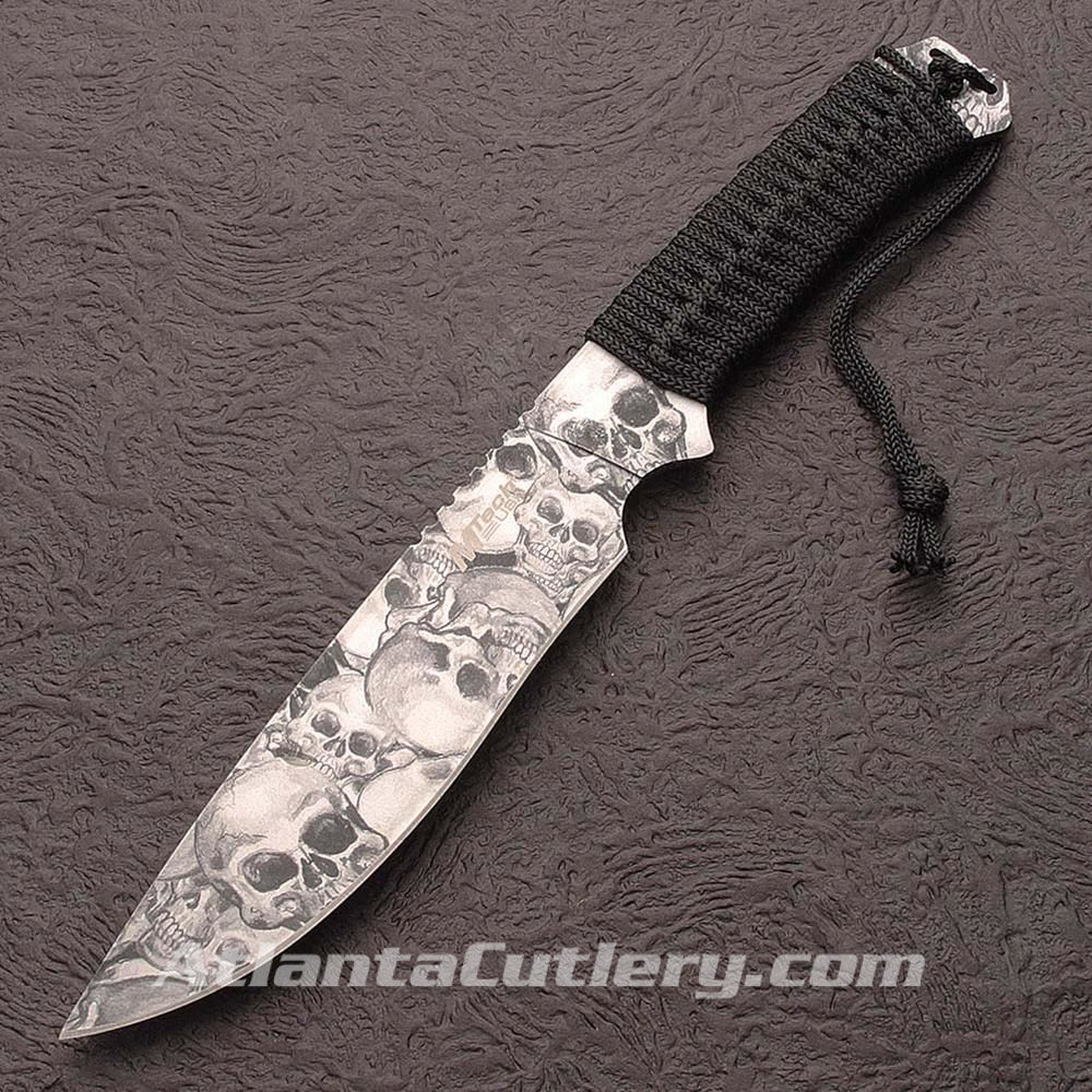 Picture of Apocalypse Grey Skull Knife 