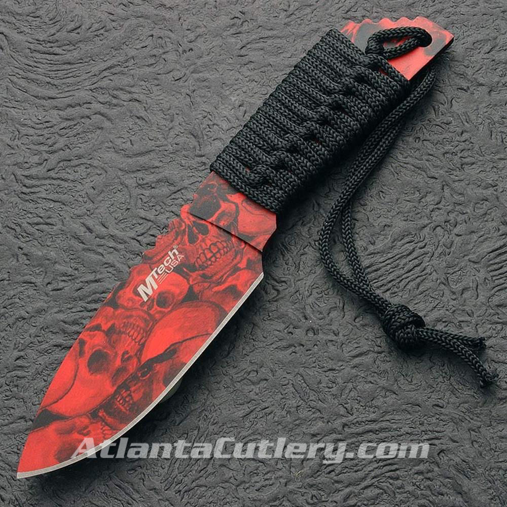 Picture of Apocalypse Crimson Skull Knife 