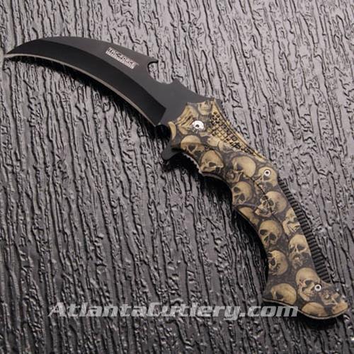 Picture of Tac-Force Gothic Steel Skull Talon Knife