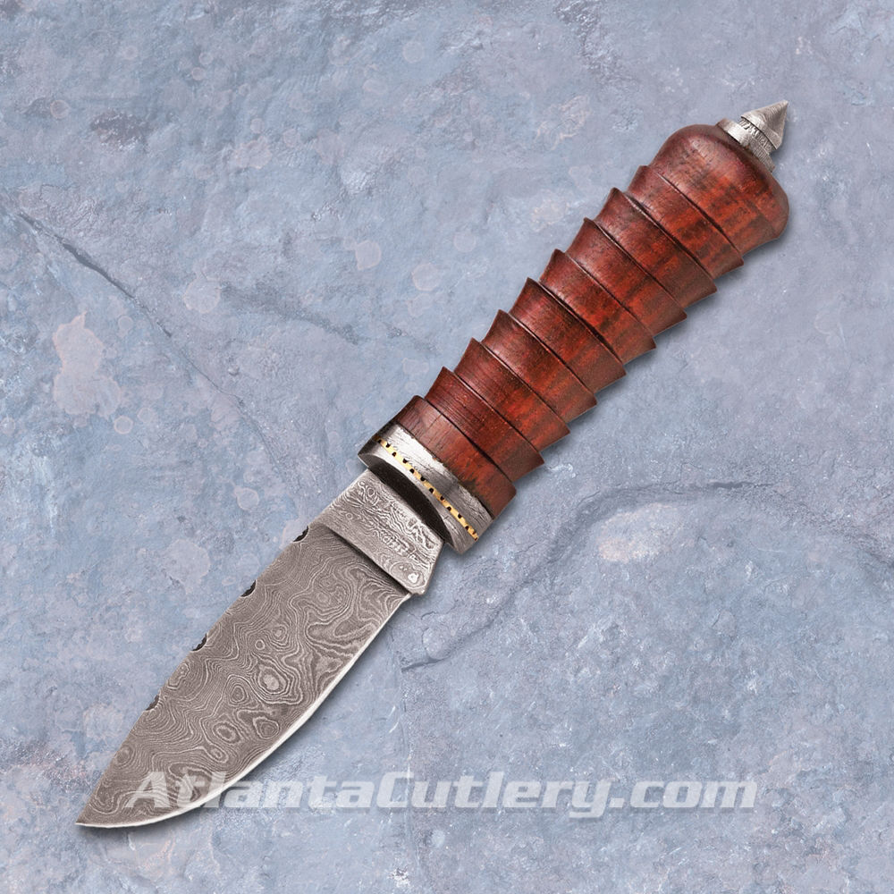 Picture of Rosewood and Damascus Hunting Knife