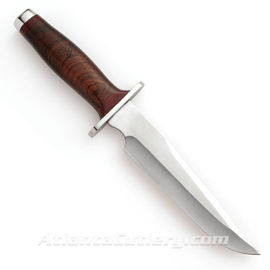 ACC Bowie Polished Blade Knife - Made in USA by Atlanta Cutlery