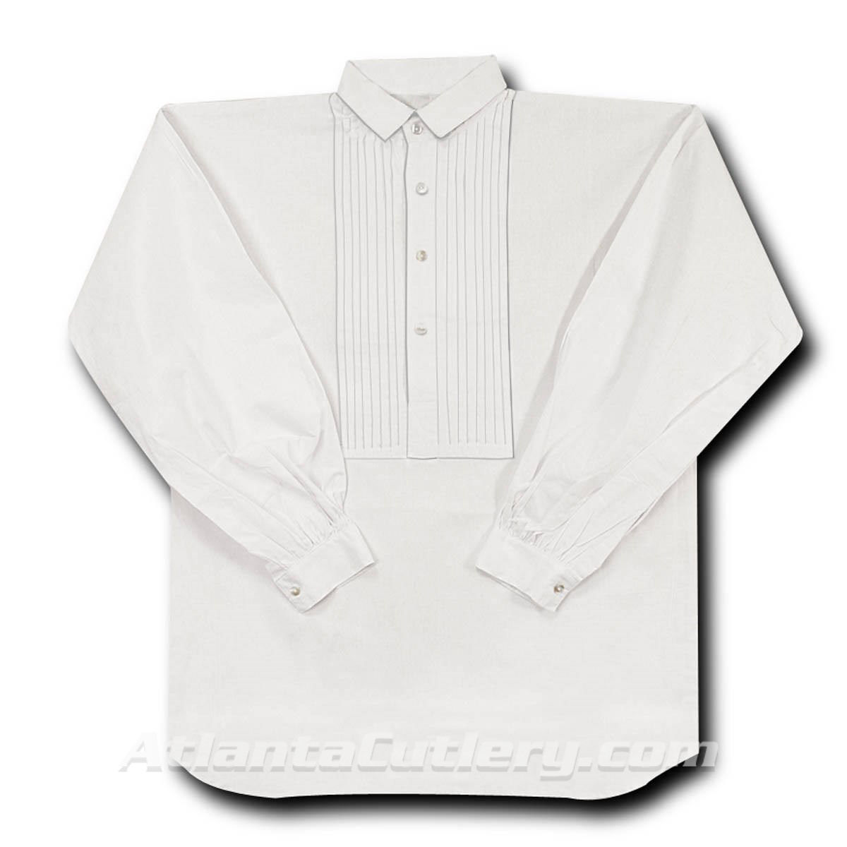 Pleated Front Dress Shirt