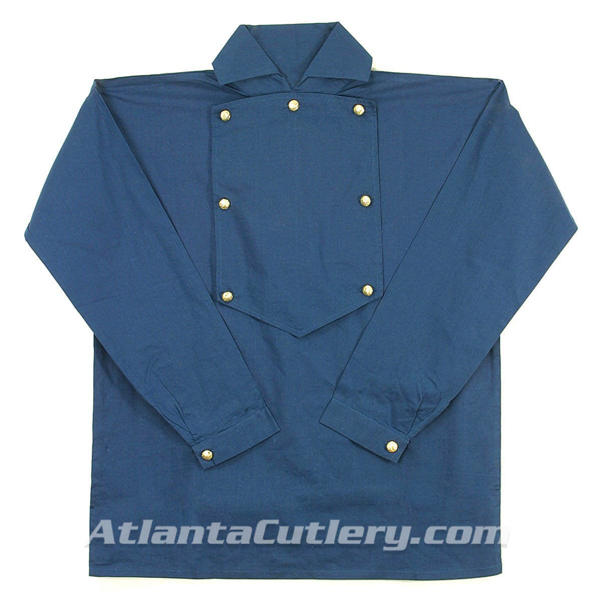 Cotton Cavalry Shirt Dark Blue