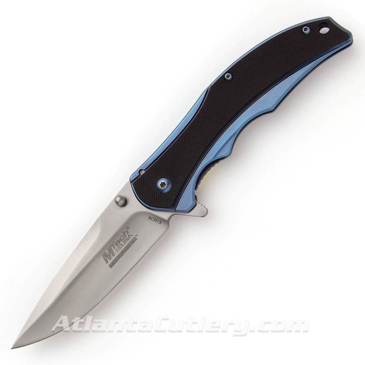 Blue Wave Pocket Knife by Mtech