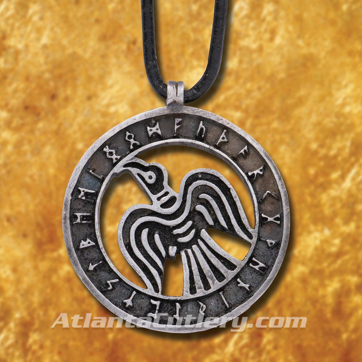 Viking Raven Pewter Pendant | Atlanta Cutlery