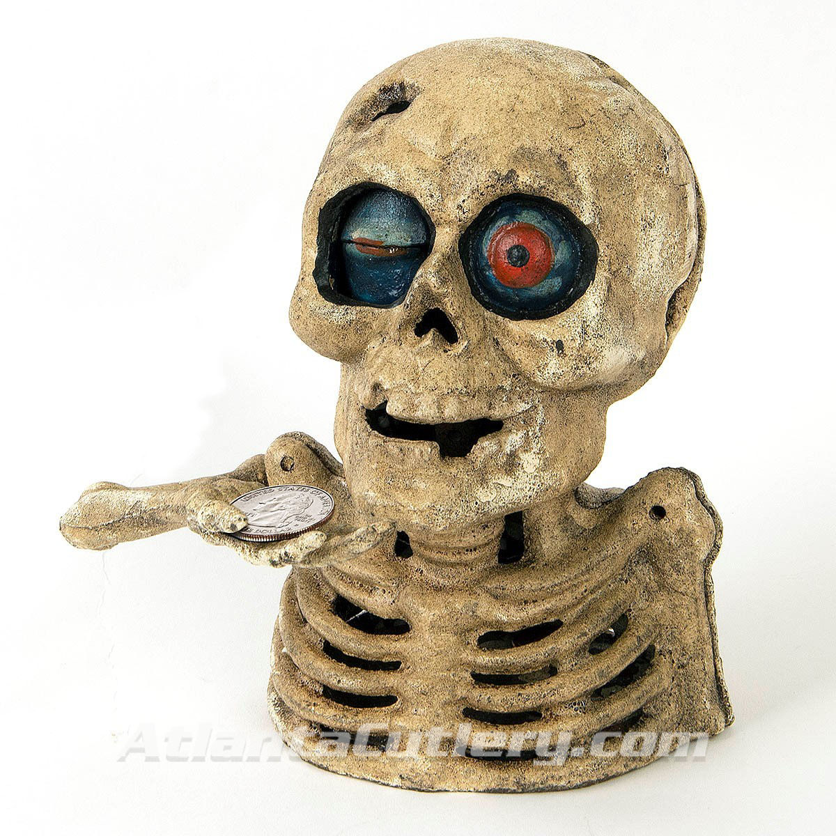 Picture of Cast Iron Skull Bank
