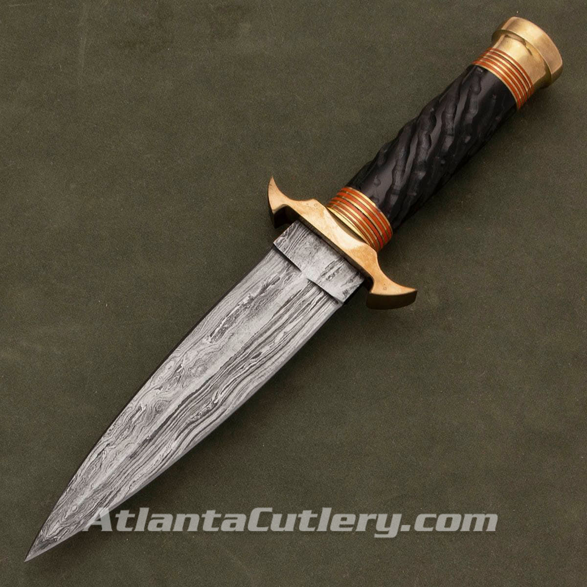 Fang of the Dragon Double Edged Damasus Dagger