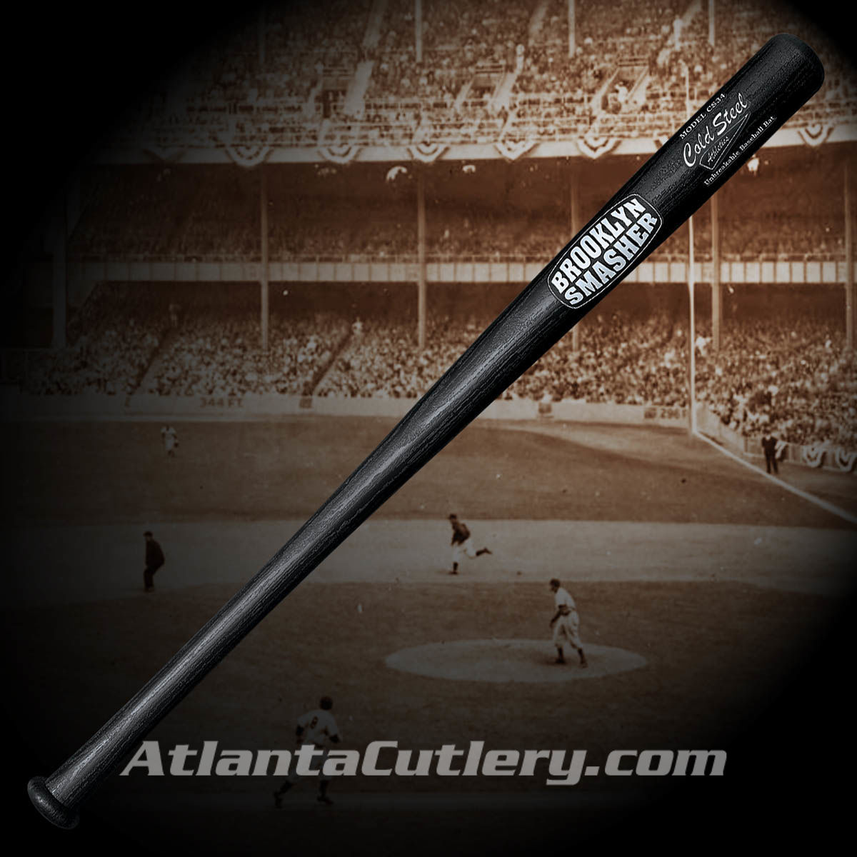 Cold Steel Brooklyn Smasher Self Defense Baseball Bat Molded out of high-impact polypropylene