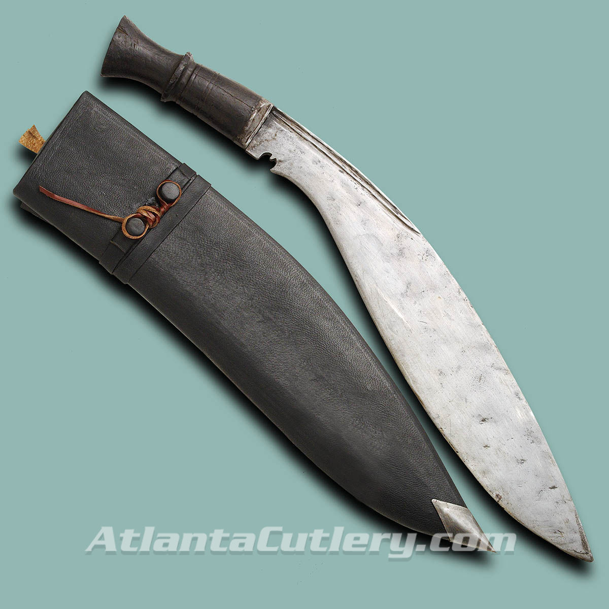 Antique Longleaf Traditional Kukri with Reproduction Scabbard