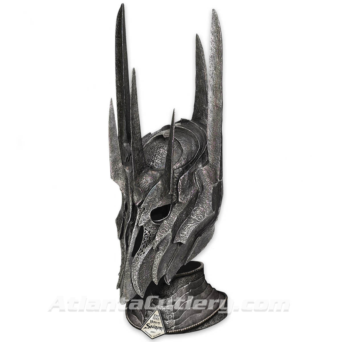 Licensed Lord of the Rings Helm of Sauron with Stand from United Cutlery