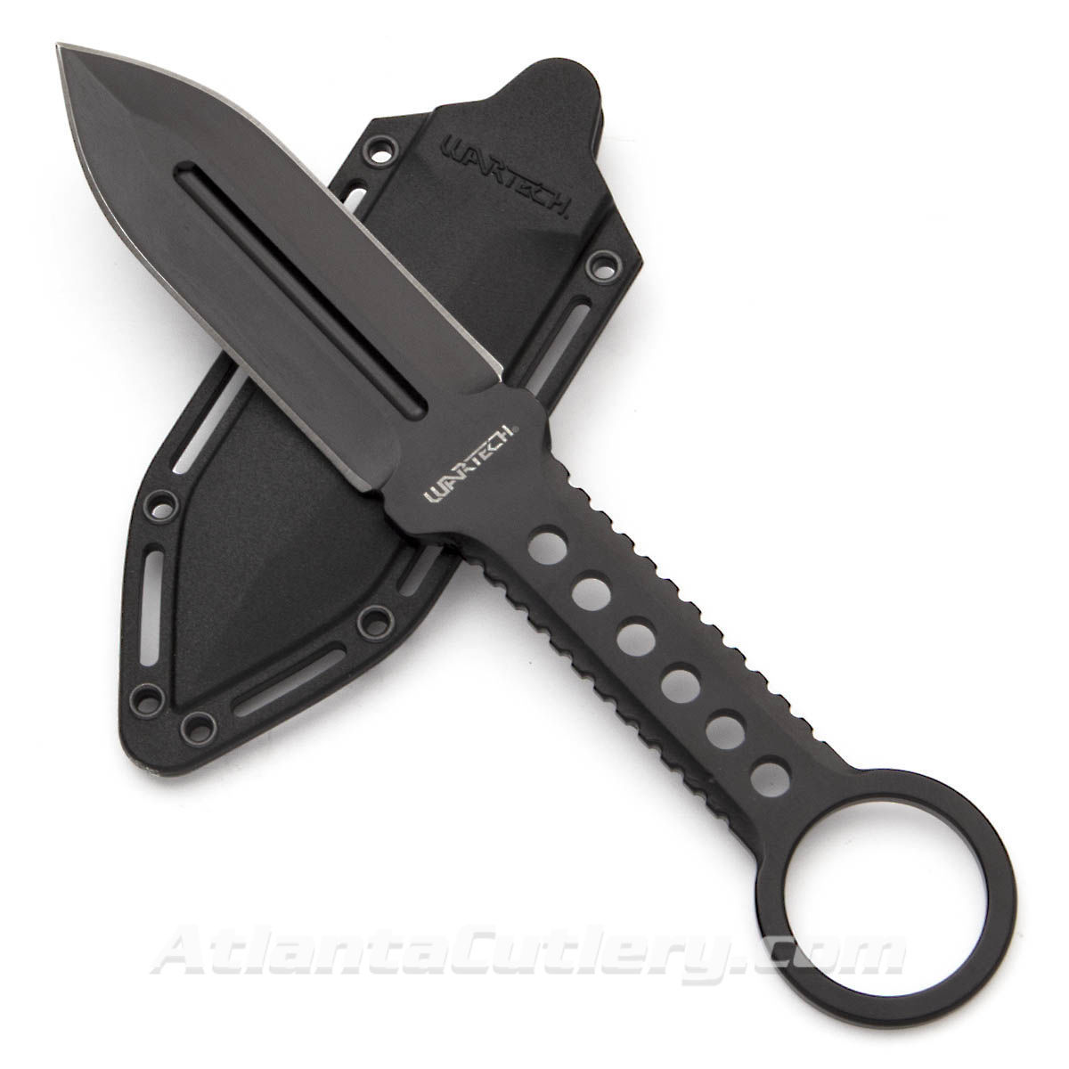 Wartech Black Boot or Belt Dagger includes Kydex sheath