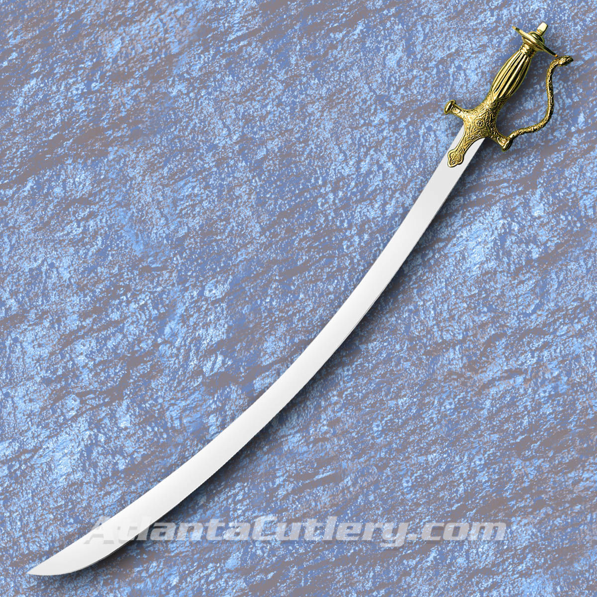 Cold Steel's Talwar Curved Saber with Brass Fittings