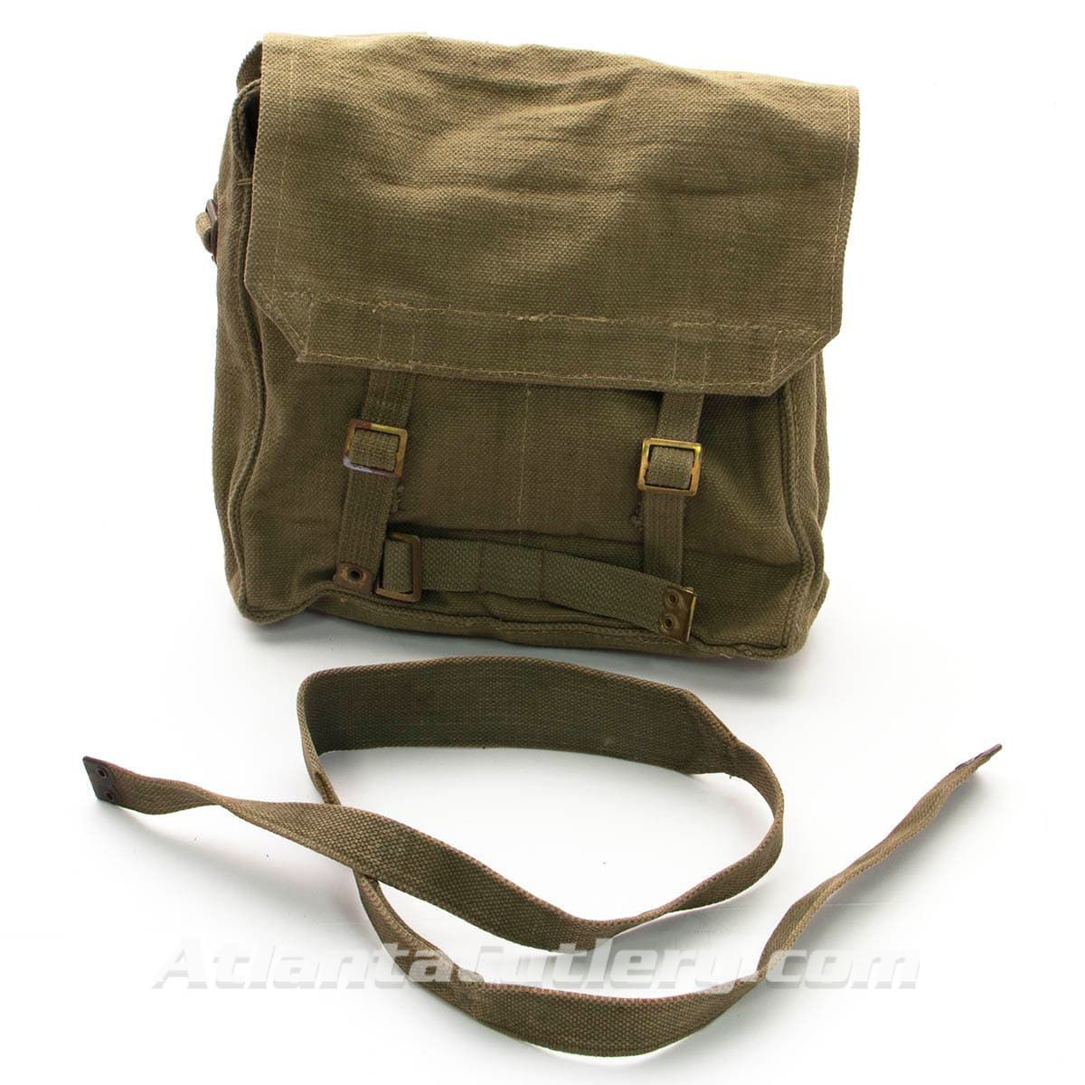 issued condition British military surplus canvas haversack, ideal for re-enactors or for use in the garden, field, or woods