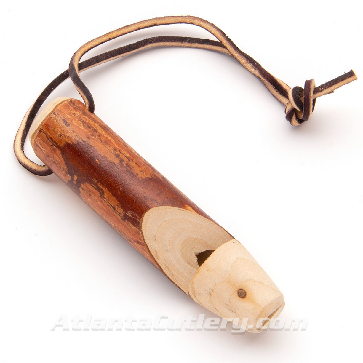 Whistle Creek Sassafras Whistle with Wrist Strap replaces the standard wrist strap on walking staffs and canes