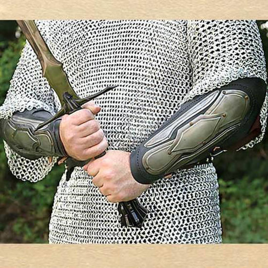 Leather & Steel Vambraces