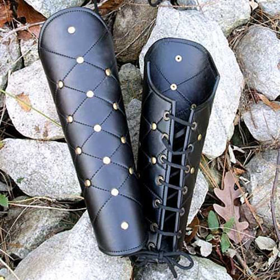 Picture of Leather Greaves