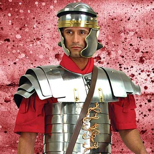 Medieval Roman Greek Legionary Lorica Segmentata Armour w/ FREE Cotton Tunic 