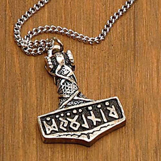 Picture of Thor's Hammer Black Pendant
