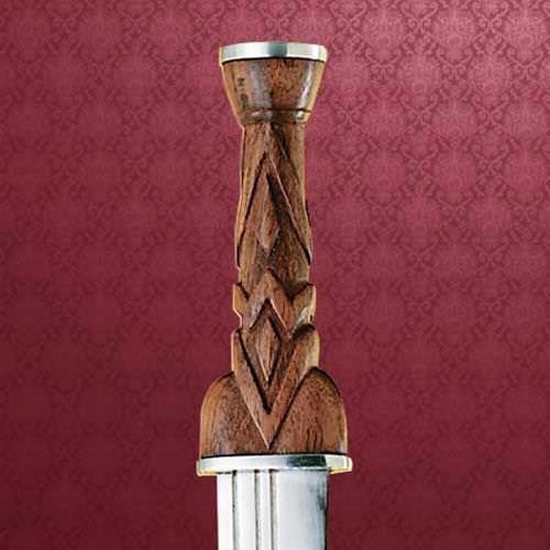 Early Scottish Dirk with Wood Grip