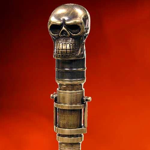 Picture of Spyglass Skull Cane