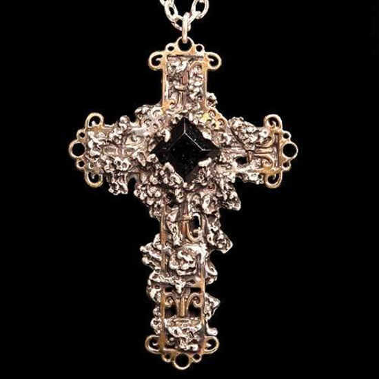 Picture of Onyx Cross Necklace