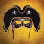 Picture of Black Pirate Mask