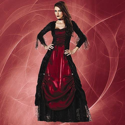 Gothic Vampira Complete Vampire Halloween Costume