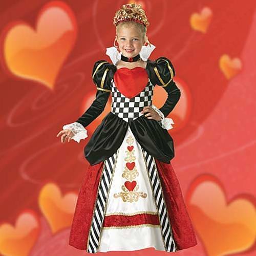 Child's Queen of Hearts Girls Costume