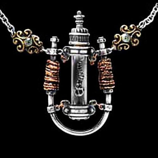 Picture of GMT Electro Magnetic Chamber Steampunk Necklace