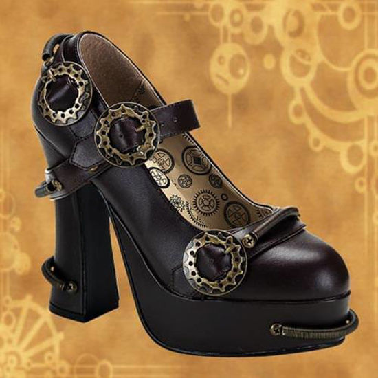 Picture of Demon Mary Jane Platform Shoes
