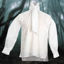flowing white cotton shirt has high collar and separate cravat, Revolutionary and Colonial to Victorian and Edwardian styles