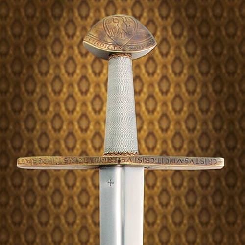 Sword of St. Maurice - Engraved Brass Pommel & Guard