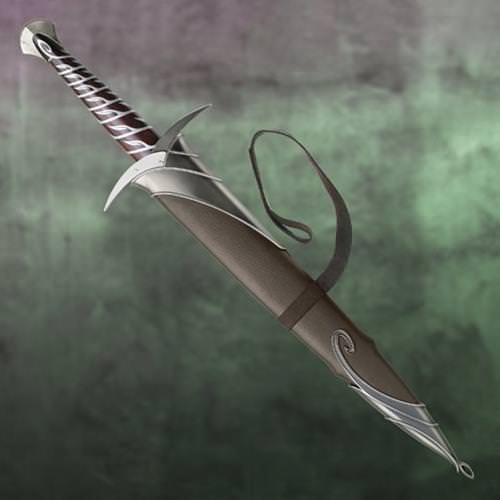 22" Steel Fantasy Sting Sword With Scabbard Lord of The Rings The Hobbit 