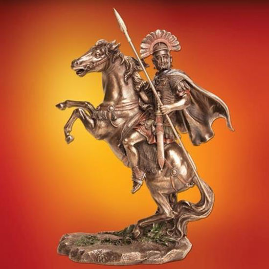 Picture of Centurion on Horseback Statue
