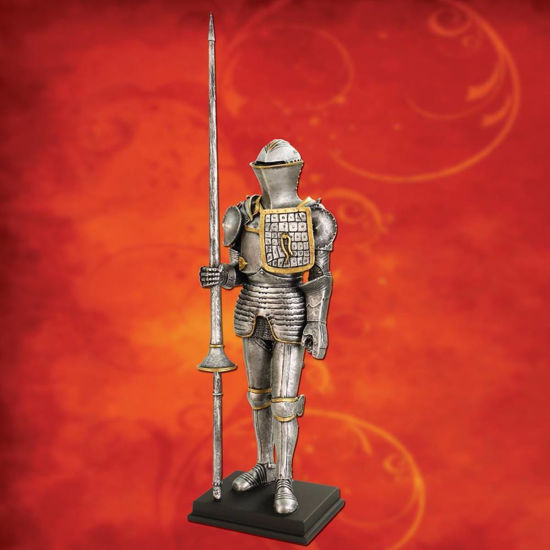Picture of Medieval Armor with Lance Statue