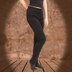 Picture of Black Stretch Pants w/ Ankle Stirrups