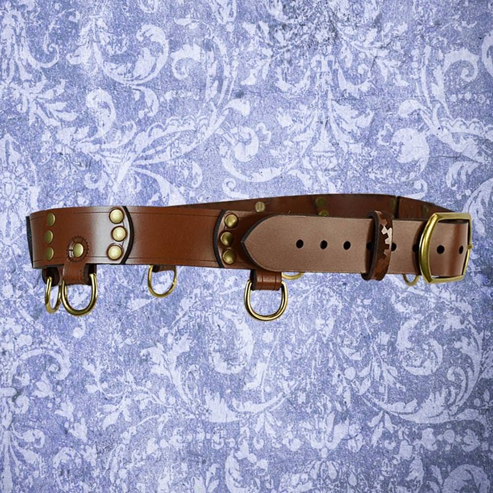 Picture of Steampunk Gear D-Ring Belt
