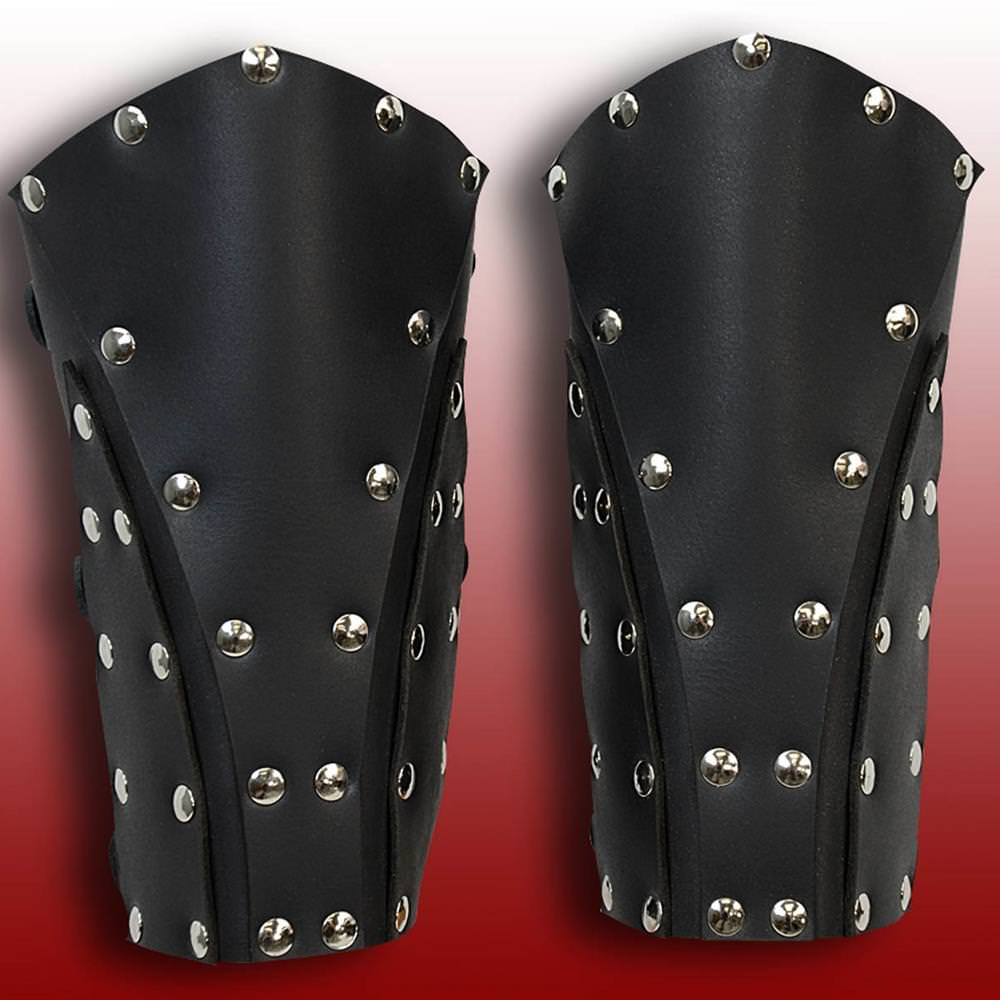 Picture of Dark Rogue Leather Vambraces