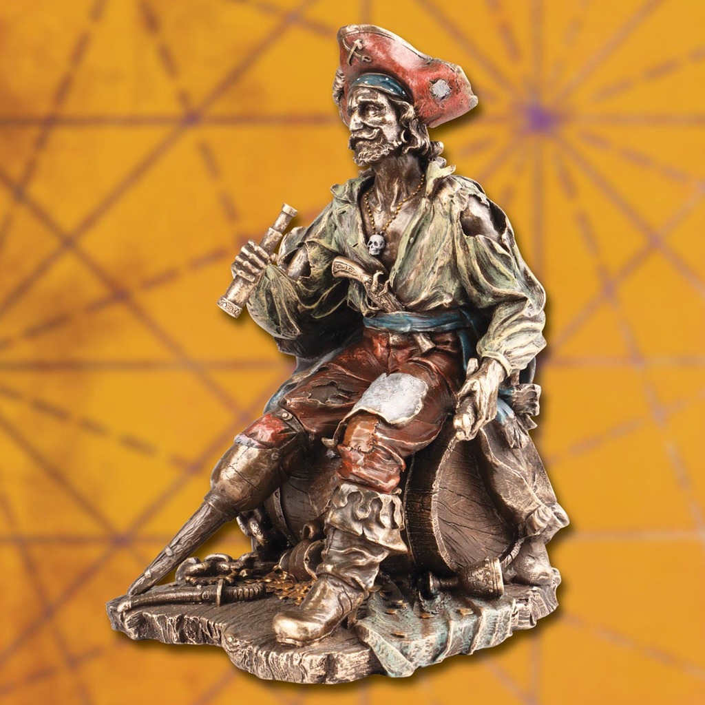 Picture of Pirate Captain Statue