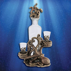 Picture of Octopus Spirit Decanter Set