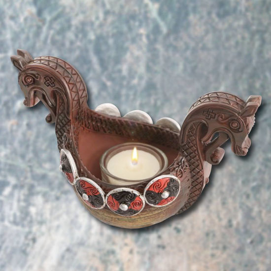 Picture of Viking Boat Votive