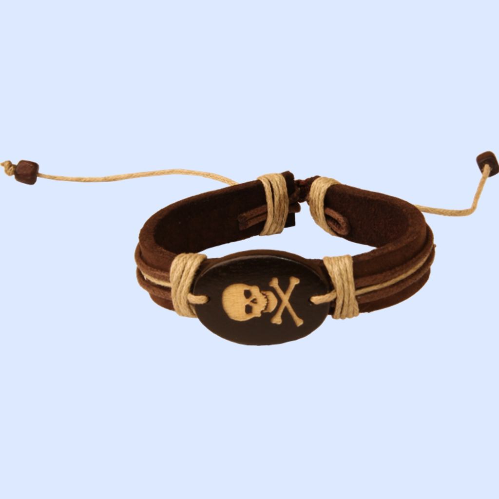 Picture of Leather Pirate Corded Bracelet